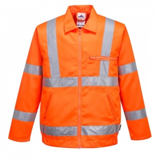 Portwest RT40 - Hi-Vis Poly-Cotton Jacket 80% Polyester 20% Cotton 280g